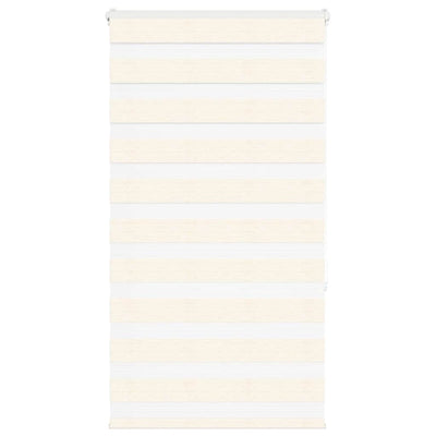 Vidaxl zebra rolgordijn 90x150 cm stofbreedte 85,9 cm marmerbeige