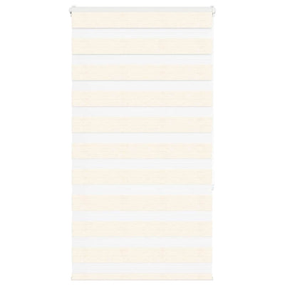Vidaxl Zebra Roller Blind 90x150 cm Larghezza polvere 85,9 cm Marmerbeige