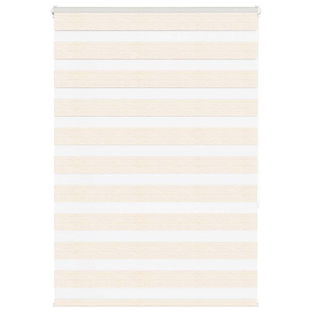 Vidaxl Zebra Roller Blind 95x150 cm Larghezza polvere 90,9 cm Marmerbeige