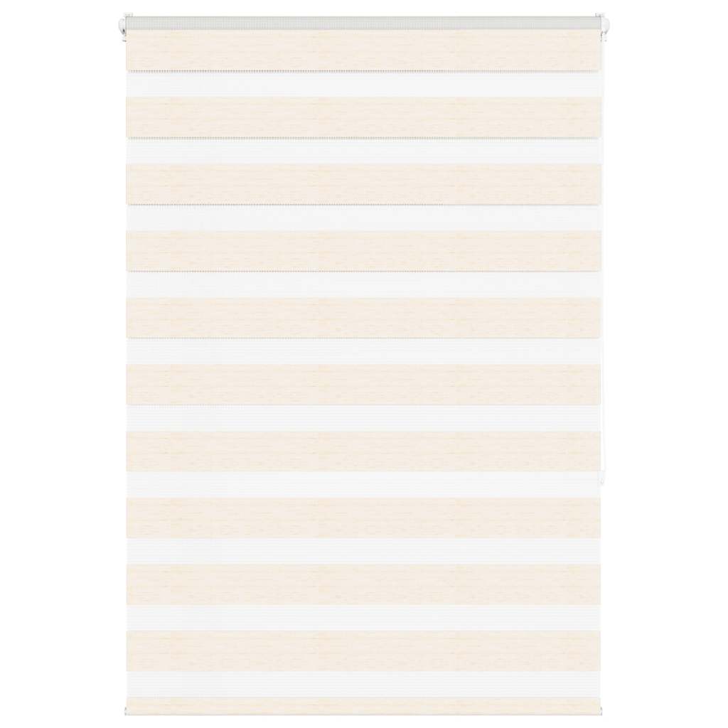 Vidaxl Zebra Roller Blind 100x150 cm Larghezza polvere 95,9 cm Marmerbeige