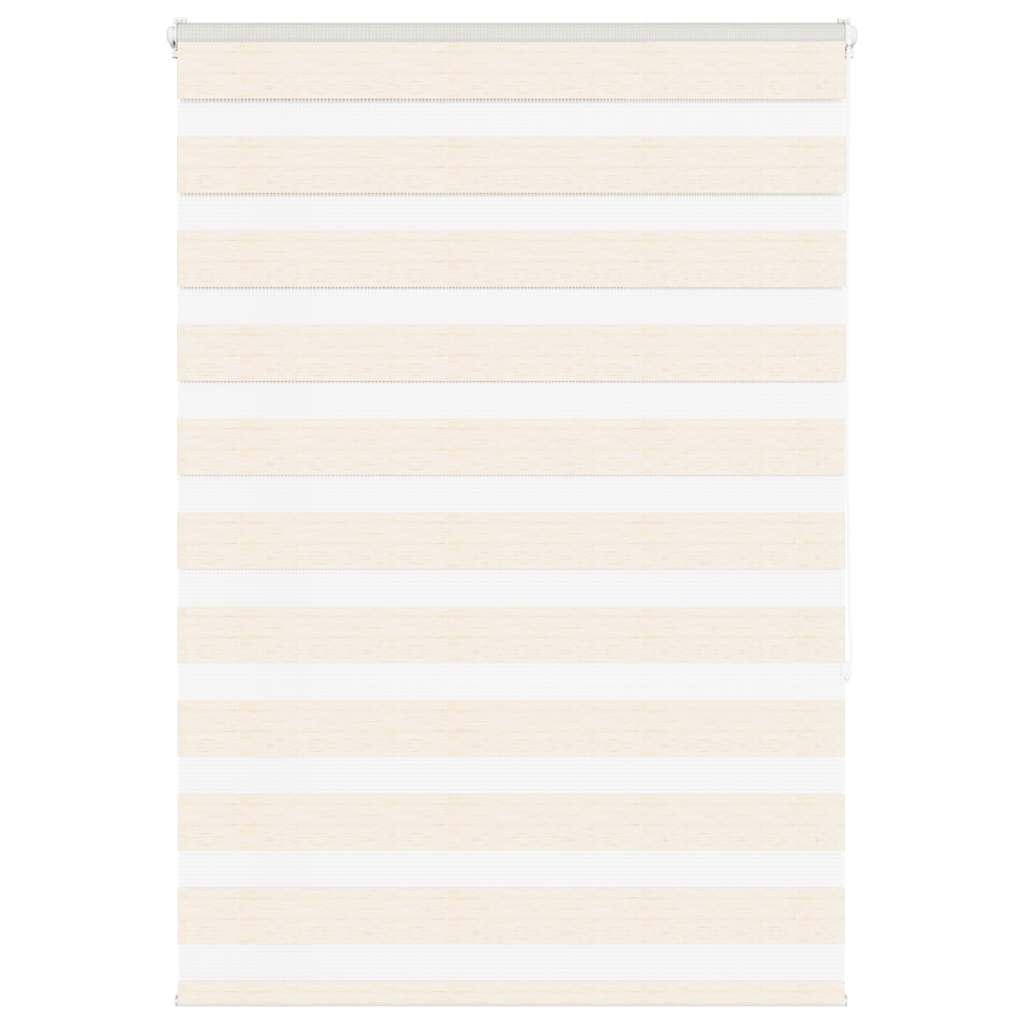 Vidaxl zebra rolgordijn 110x150 cm stofbreedte 105,9 cm marmerbeige