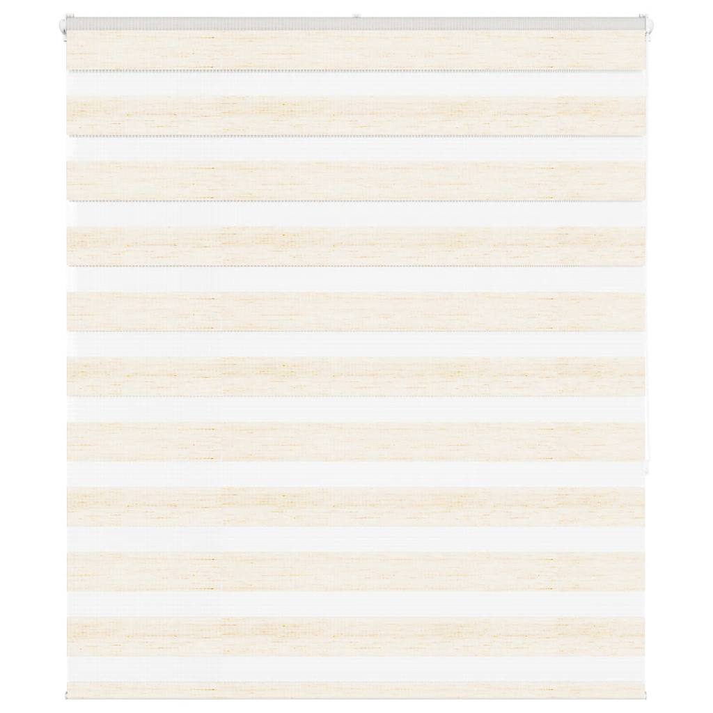 Vidaxl Zebra Roller Blind 120x150 cm Larghezza polvere 115,9 cm Marmerbeige