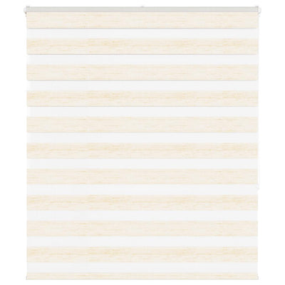 Vidaxl Zebra Roller Blind 105x150 cm Larghezza polvere 100,9 cm Marmerbeige