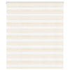 Vidaxl Zebra Roller Blind 130x150 cm Larghezza polvere 125,9 cm Marmerbeige