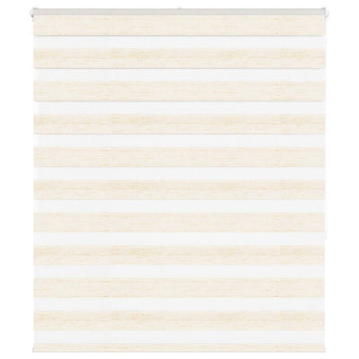 Vidaxl Zebra Roller Blind 130x150 cm Larghezza polvere 125,9 cm Marmerbeige