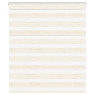 Vidaxl Zebra Roller Blind 135x150 cm Larghezza polvere 130,9 cm Marmerbeige