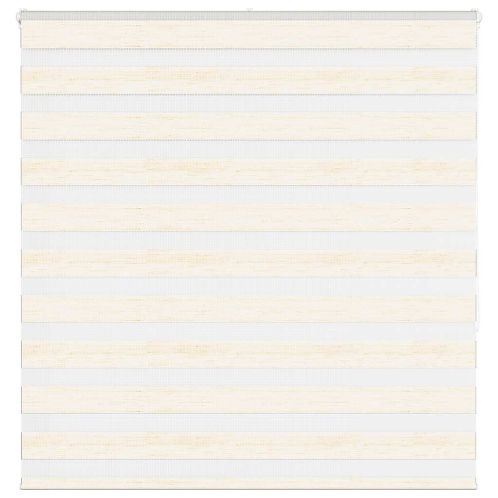 Vidaxl Zebra Roller Blind 140x150 cm ancho de polvo 135.9 cm marmerbeige
