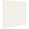 Vidaxl Zebra Roller Blind 155x150 cm Ancho de polvo de 150,9 cm Marmerbeige