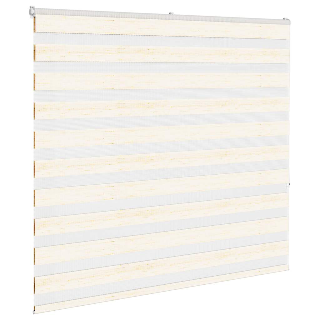 Vidaxl Zebra Roller Blind 155x150 cm Ancho de polvo de 150,9 cm Marmerbeige