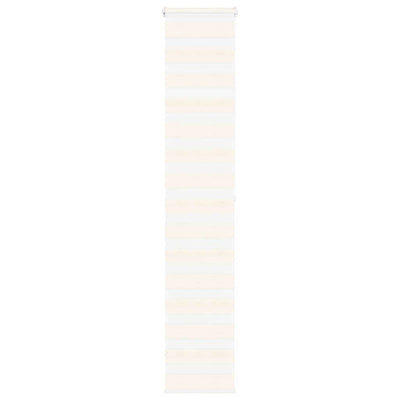 Vidaxl Zebra Roller Blind 45x200 cm Larghezza polvere 40,9 cm Marmerbeige