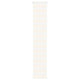 Vidaxl Zebra Roller Blind 45x200 cm Ancho de polvo de 40,9 cm Marmerbeige