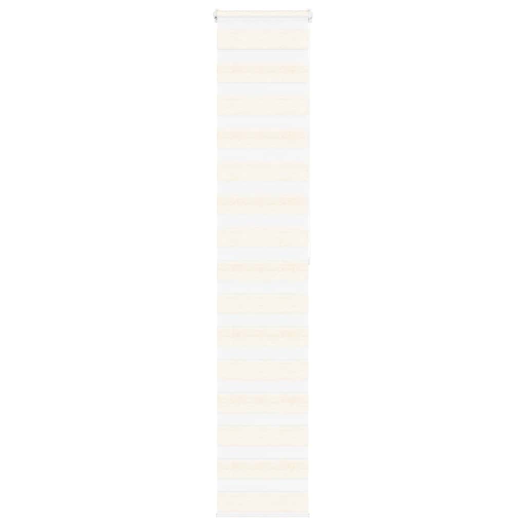 Vidaxl Zebra Roller Blind 50x200 cm Larghezza polvere 45,9 cm Marmerbeige