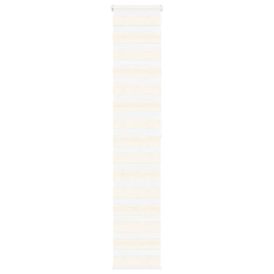 Vidaxl Zebra Roller Blind 50x200 cm Larghezza polvere 45,9 cm Marmerbeige
