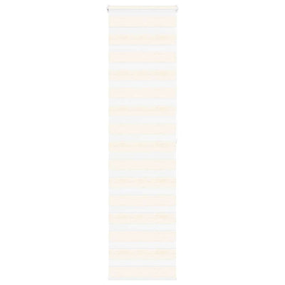 Vidaxl zebra rullo cieco 60x200 cm di larghezza della polvere marmo beige 55,9 cm