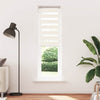 Vidaxl Zebra Roller Blind 60x200 cm de ancho de polvo Beige 55.9 cm