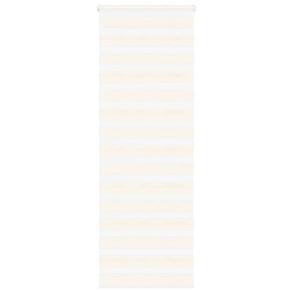 Vidaxl Zebra Roller Blind 70x200 cm ancho de polvo 65.9 cm marmerbeige