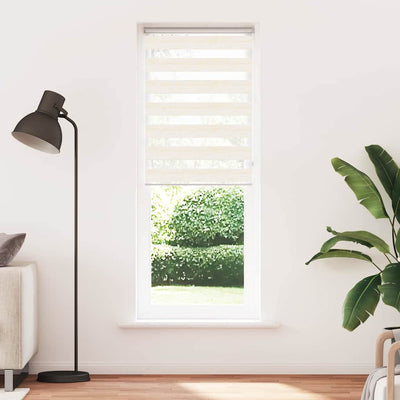 Vidaxl Zebra Roller Blind 70x200 cm Larghezza polvere 65,9 cm Marmerbeige