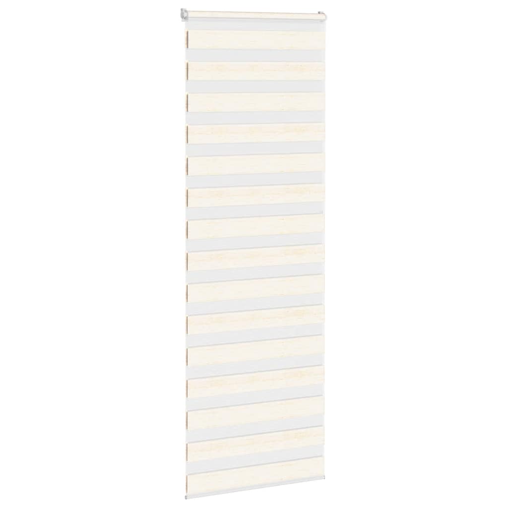 Vidaxl Zebra Roller Blind 70x200 cm Larghezza polvere 65,9 cm Marmerbeige