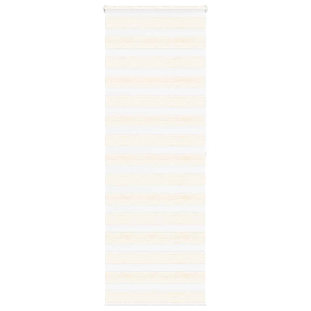 Vidaxl Zebra Roller Blind 75x200 cm Larghezza polvere 70,9 cm Marmerbeige