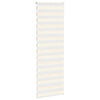 Vidaxl Zebra Roller Blind 75x200 cm Larghezza polvere 70,9 cm Marmerbeige