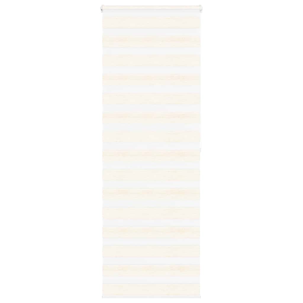 Vidaxl Zebra Roller Blind 80x200 cm Larghezza polvere 75,9 cm Marmerbeige