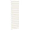 Vidaxl Zebra Roller Blind 80x200 cm Larghezza polvere 75,9 cm Marmerbeige