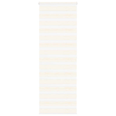 Vidaxl Zebra Roller Blind 85x200 cm Larghezza polvere 80,9 cm Marmerbeige