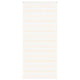 Vidaxl Zebra Roller Blind 95x200 cm Larghezza polvere 90,9 cm Marmerbeige