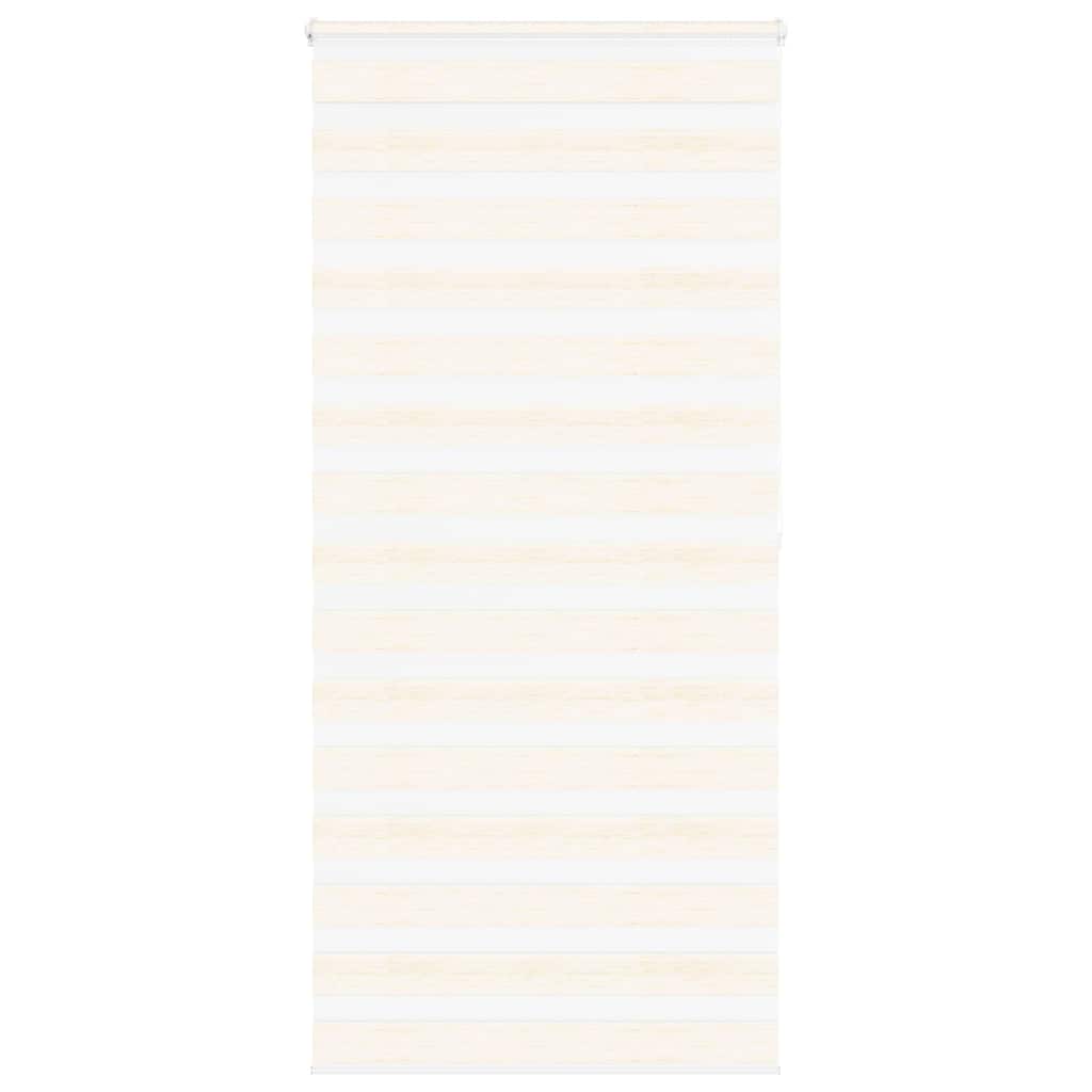 Vidaxl Zebra Roller Blind 95x200 cm Larghezza polvere 90,9 cm Marmerbeige
