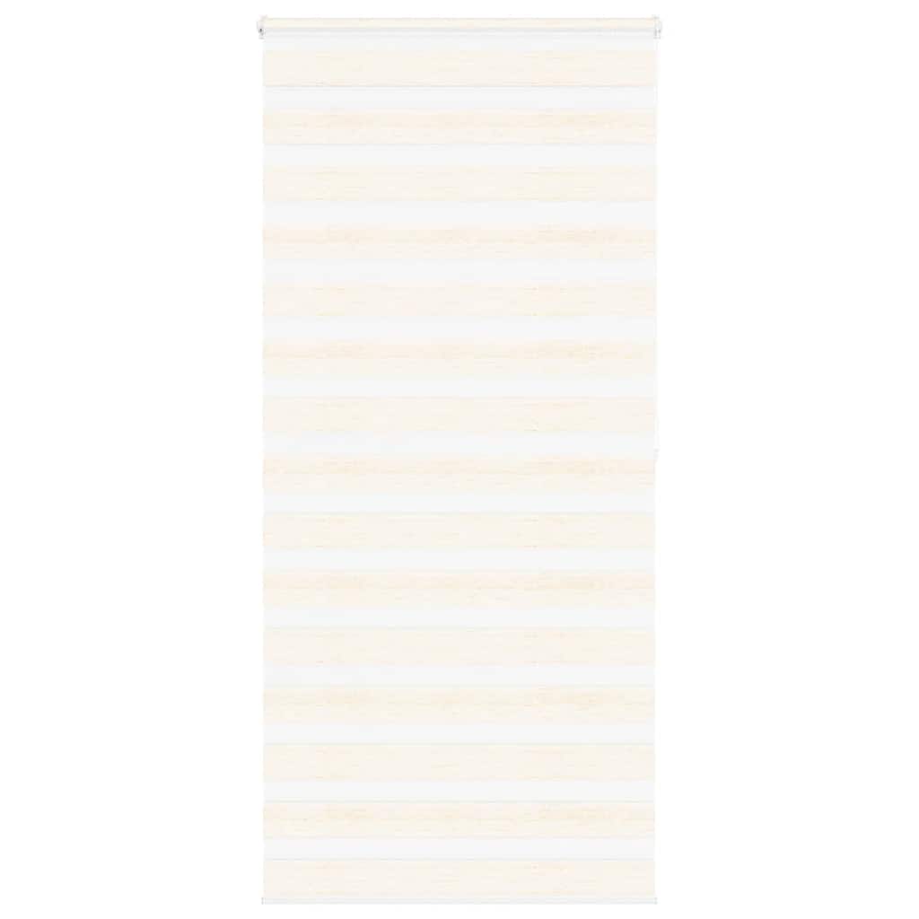Vidaxl Zebra Roller Blind 100x200 cm Larghezza polvere 95,9 cm Marmerbeige