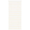 Vidaxl Zebra Roller Blind 105x200 cm Larghezza polvere 100,9 cm Marmerbeige