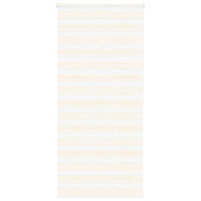 Vidaxl Zebra Roller Blind 105x200 cm de ancho de polvo de 100,9 cm marmerbeige