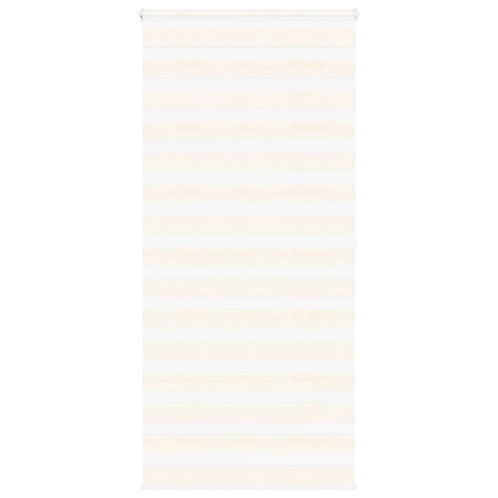 Vidaxl Zebra Roller Blind 105x200 cm Larghezza polvere 100,9 cm Marmerbeige