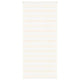 Vidaxl Zebra Roller Blind 105x200 cm Larghezza polvere 100,9 cm Marmerbeige