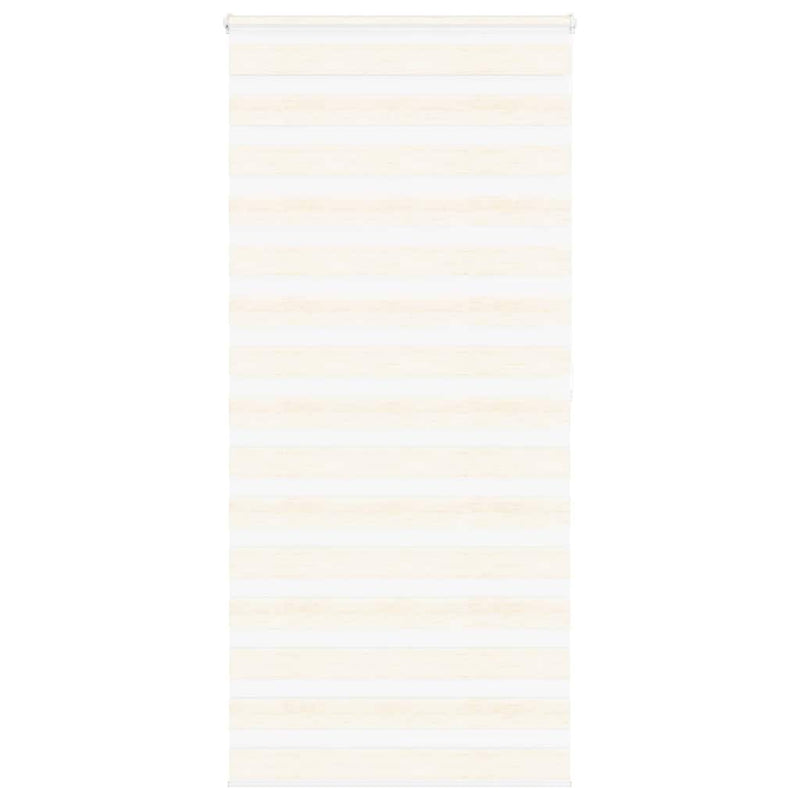 Vidaxl Zebra Roller Blind 105x200 cm de ancho de polvo de 100,9 cm marmerbeige