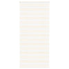 Vidaxl Zebra Roller Blind 110x200 cm de ancho de polvo 105.9 cm marmerbeige
