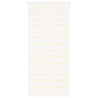 Vidaxl Zebra Roller Blind 110x200 cm Larghezza polvere 105,9 cm Marmerbeige