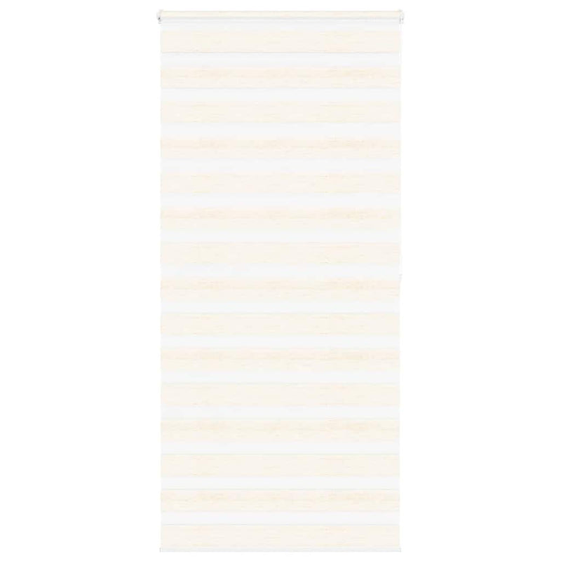 Vidaxl Zebra Roller Blind 110x200 cm de ancho de polvo 105.9 cm marmerbeige