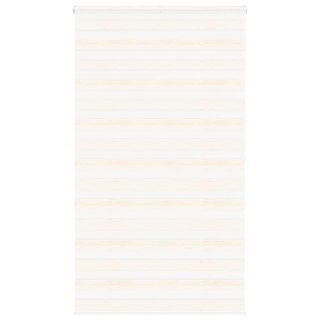 Vidaxl Zebra Roller Blind 125x200 cm Larghezza tessuto 120,9 cm Marmerbeige