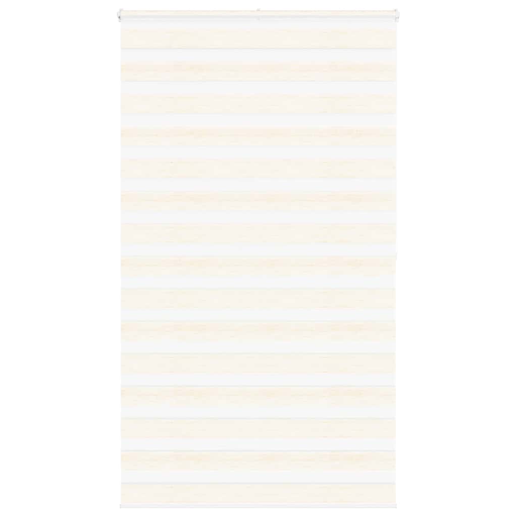 Vidaxl Zebra Roller Blind 135x200 cm Larghezza polvere 130,9 cm Marmerbeige