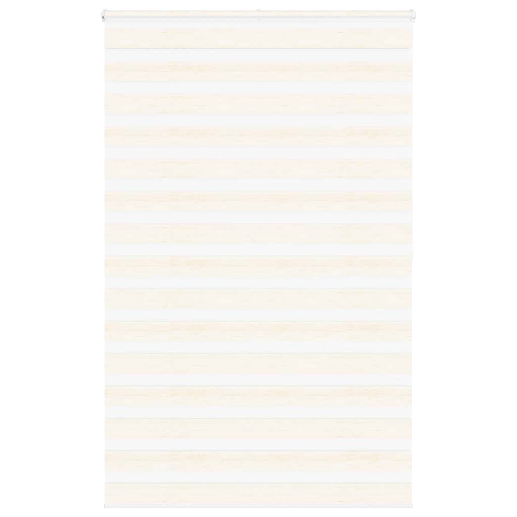 Vidaxl Zebra Roller Blind 150x200 cm Larghezza polvere 145,9 cm Marmerbeige