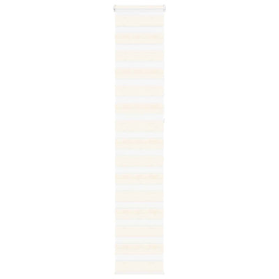 Vidaxl Zebra Roller Blind 40x230 cm Ancho de tela de 35,9 cm Marmerbeige