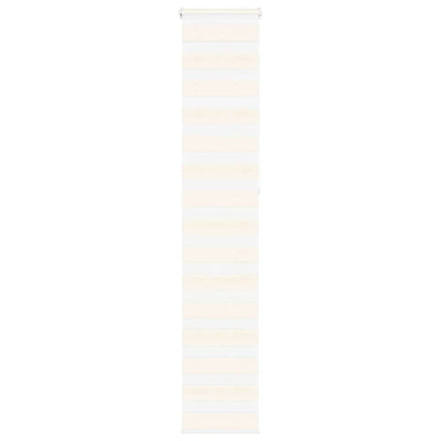 Vidaxl Zebra Roller Blind 45x230 cm Larghezza polvere 40,9 cm Marmerbeige