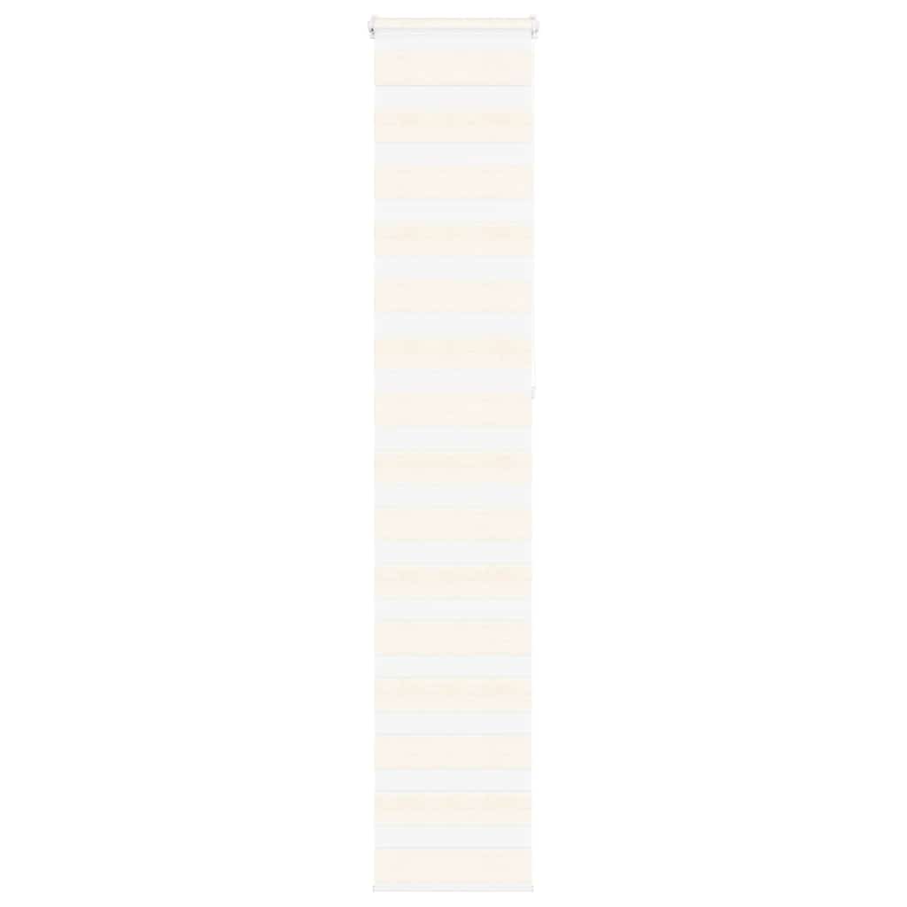 Vidaxl Zebra Roller Blind 50x230 cm Larghezza tessuto 45,9 cm Marmerbeige