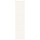 Vidaxl Zebra Roller Blind 55x230 cm Larghezza tessuto 50,9 cm Marmerbeige