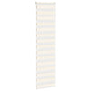 Vidaxl Zebra Roller Blind 55x230 cm Larghezza tessuto 50,9 cm Marmerbeige