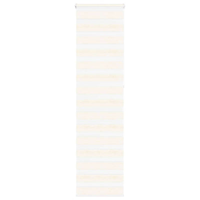 Vidaxl Zebra Roller Blind 60x230 cm Larghezza polvere BEIGE 55,9 cm