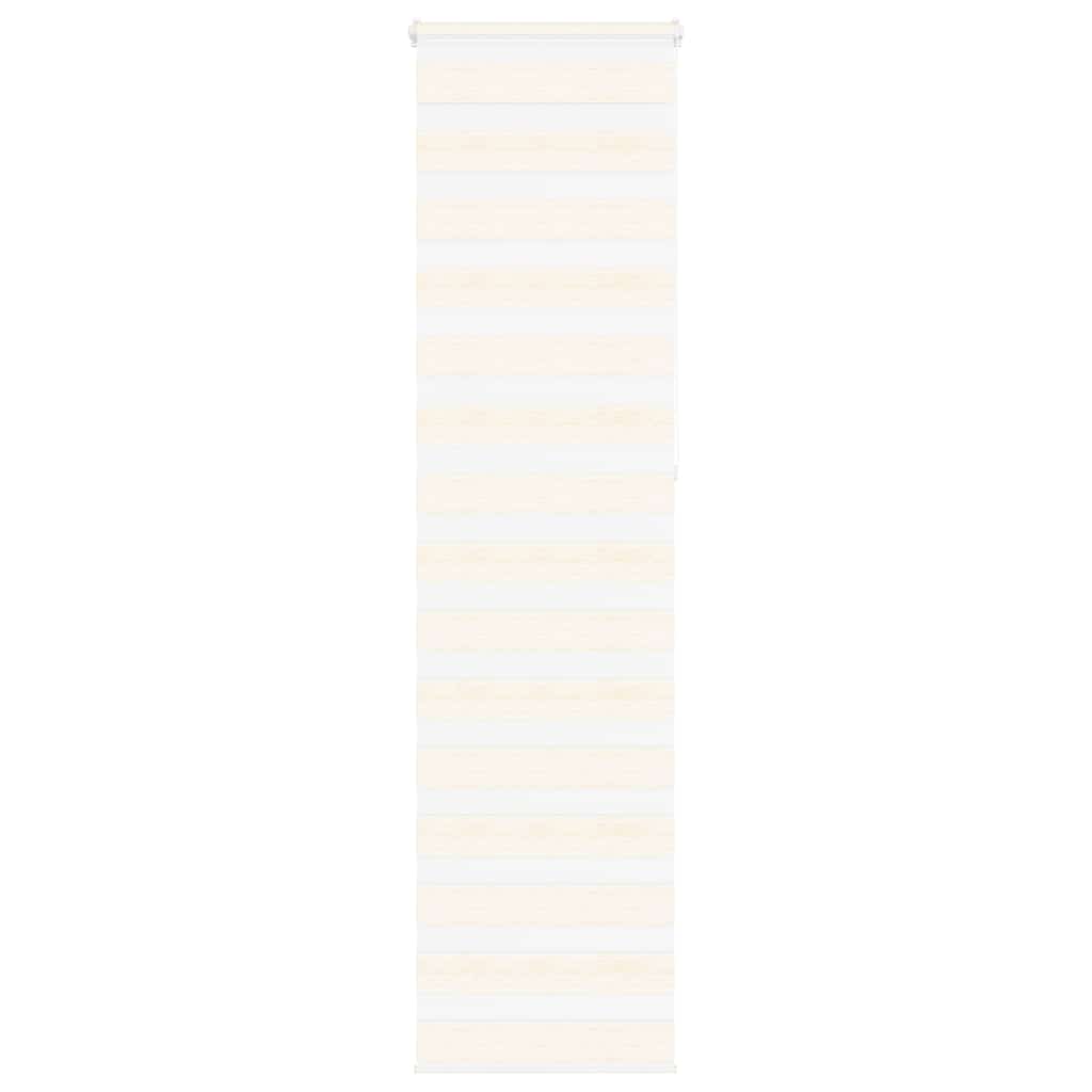 Vidaxl Zebra Roller Blind 65x230 cm Larghezza tessuto 60,9 cm Marmerbeige