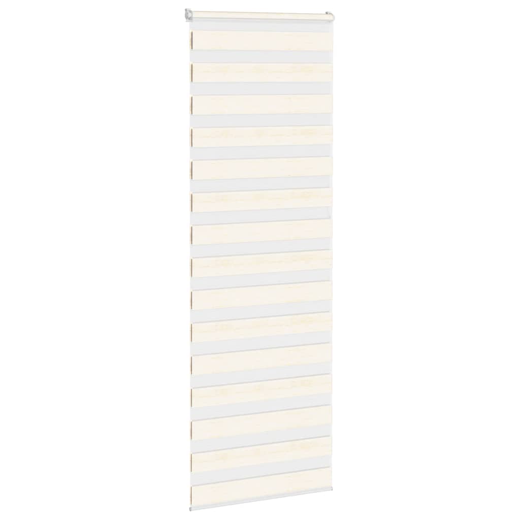 Vidaxl Zebra Roller Blind 70x230 cm Larghezza polvere 65,9 cm Marmerbeige