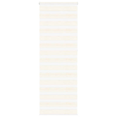 Vidaxl zebra cieco 80x230 cm Larghezza polvere 75,9 cm poliestere marmerbeige